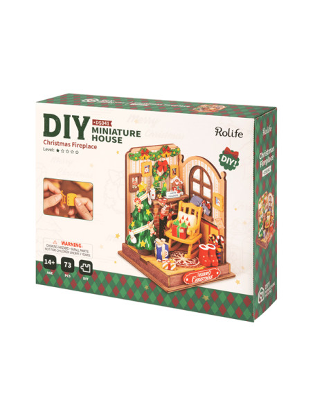 Christmas Fireplace Rolife DS041
