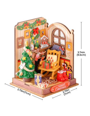 Christmas Fireplace Rolife DS041