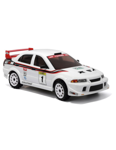 HNR MITSUBISHI EVO 1/10 DRIFT BRUSHLESS 60A 3300KW 4X4 Blanco