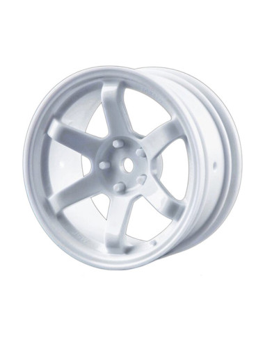 Llantas MST TE37 HIGH TE3 Offset +5 Blancas (2u)