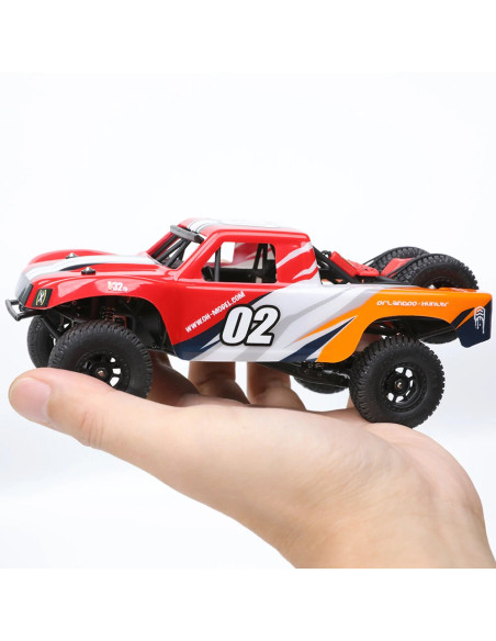 Orlandoo Hunter OH32X02 Trophy Truck 4x2 Kit 1/32 - ROJO
