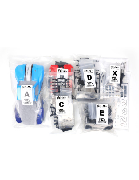 Orlandoo Hunter OH32X02 Trophy Truck 4x2 Kit 1/32 - AZUL