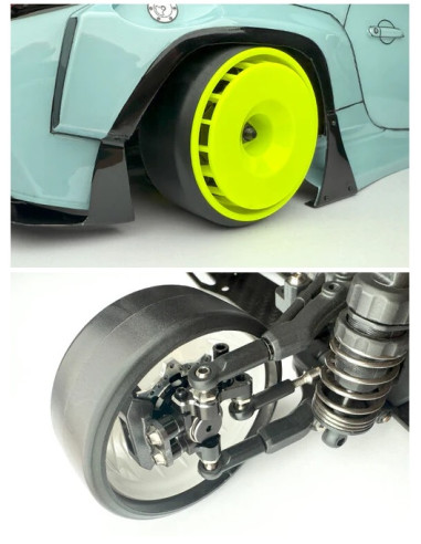Llantas Reve D Drift GA18" Offset 4mm Amarilla...