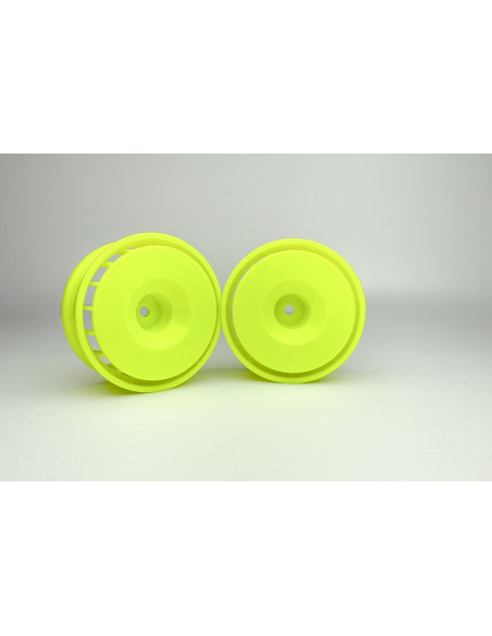 Llantas Reve D Drift GA18" Offset 4mm Amarilla Fluor (2u)
