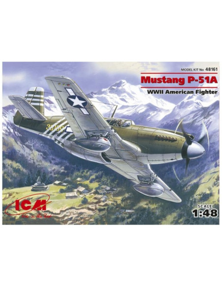Mustang P-51A Caza americano WWII ICM 1/48