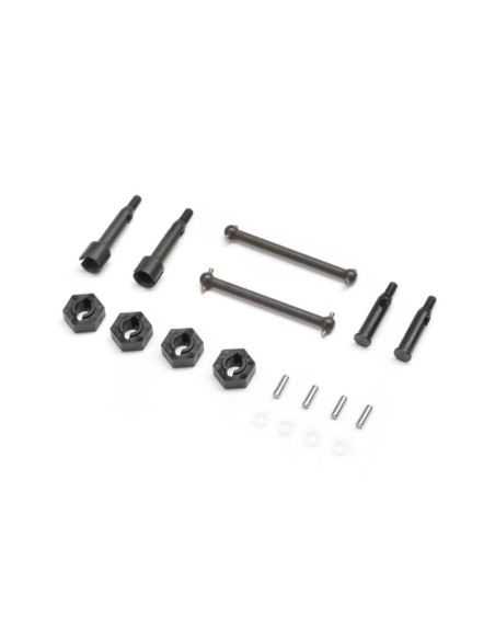 Drive Shafts Axles Wheel Hexes: Micro-B Losi 1/24