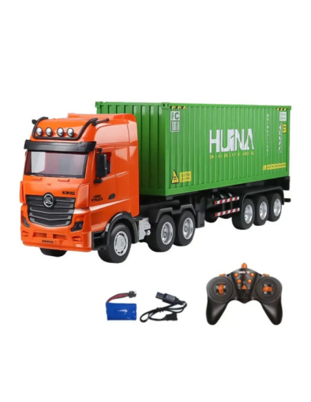 Camión 1/18 Transporte Contenedor 9ch HUINA