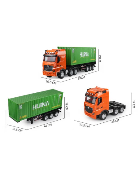 Camión 1/18 Transporte Contenedor 9ch HUINA