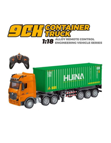 Camión 1/18 Transporte Contenedor 9ch HUINA