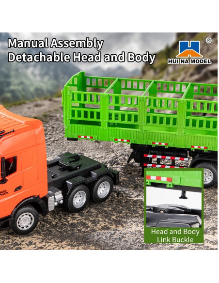 Camión RC 1/18 Transporte Troncos 9ch HUINA