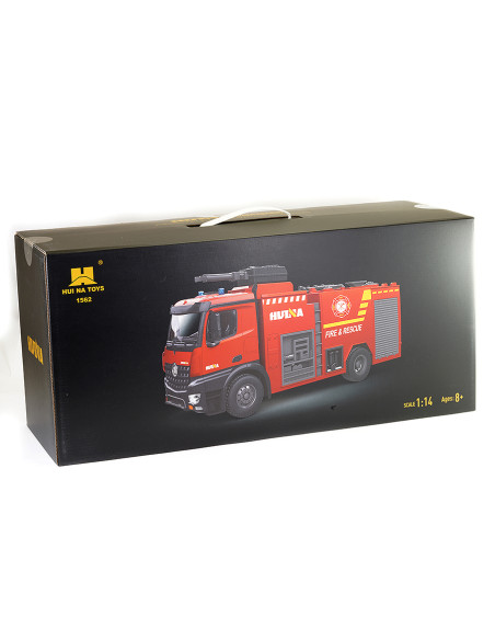 CAMION DE BOMBEROS HUINA CON CAÑON DE AGUA 1/14