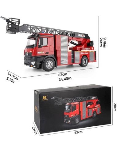CAMION DE BOMBEROS 1561 HUINA CON CAÑON DE AGUA...