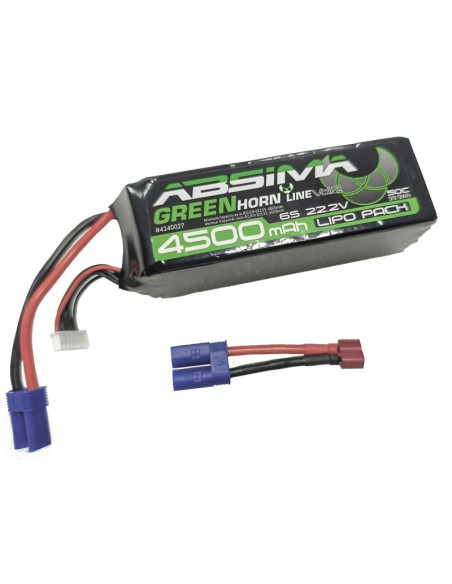 LiPo Absima 4500mah 22.2v 50C (EC5/T-Plug)