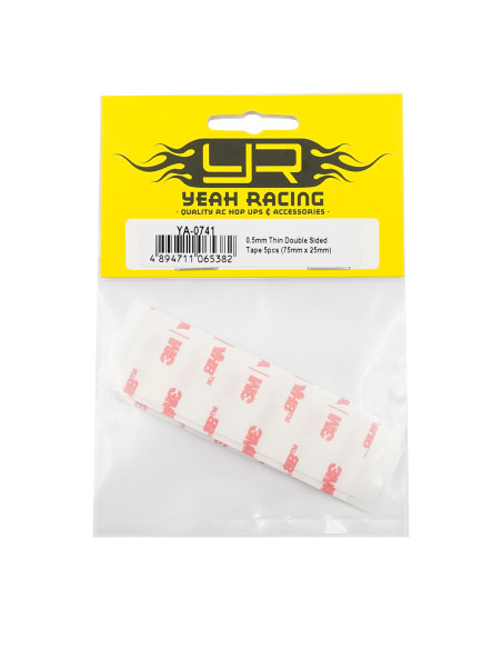 Cinta doble cara 3M 0.5mm 75x25mm (5u)