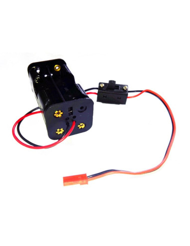 Portapilas para 4 pilas AA con Interruptor...