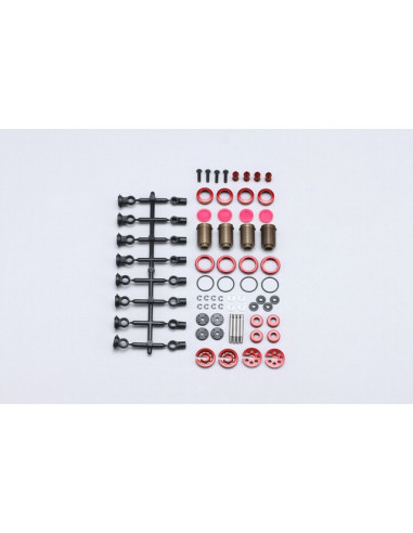 Yokomo YD-2 SLF Aluminum Big Bore Shock Set Rojo