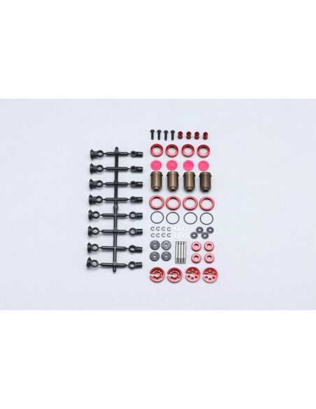 Yokomo YD-2 SLF Aluminum Big Bore Shock Set Rojo