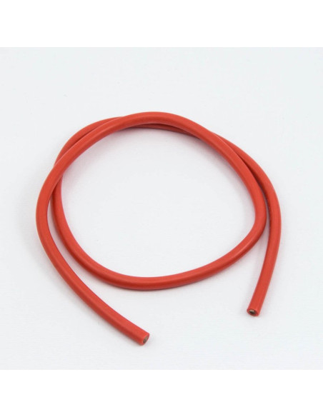 Cable siliconado 12AWG 50cm Rojo