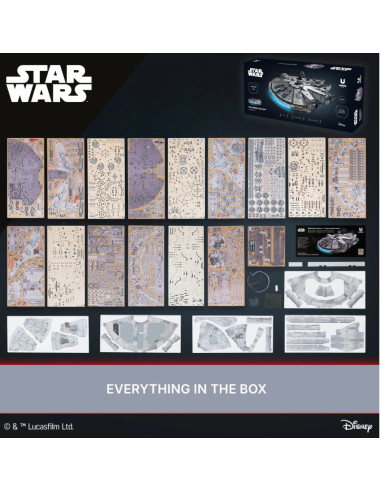 Halcón Milenario™ Star Wars UGEARS