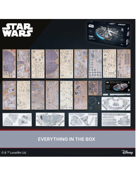 Halcón Milenario™ Star Wars UGEARS
