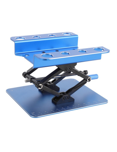 Car Stand en Alumino Azul para 1/10 1/8