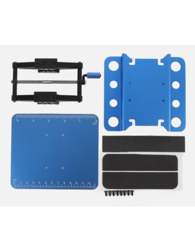 Car Stand en Alumino Azul para 1/10 1/8