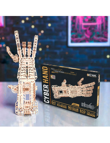 Maqueta de madera Mano Robótica EWA