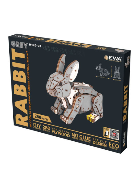 Maqueta de madera Conejo EWA