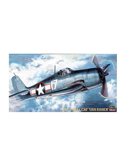CAZA F6F-3/5 "HELLCAT" USS ESSEX 1/48