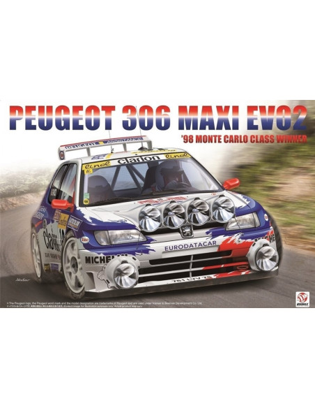 Peugeot 306 Maxi EVO2 '98 Monte Carlo Rally 1/24 Beemax