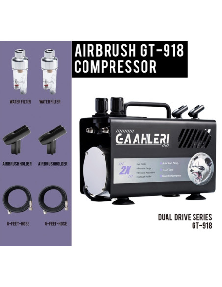 Compresor Gaahleri GT-918 para aerografo
