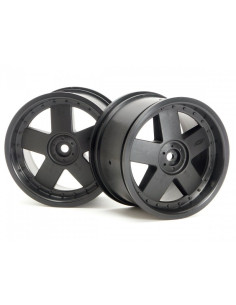 GT5 WHEEL BLACK (83x56mm/2pcs)