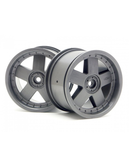 GT5 WHEEL GRAY (83x56mm/2pcs)