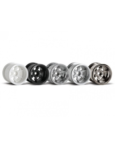 SPIKE TRUCK WHEEL (SHINY CHROME/2PCS)
