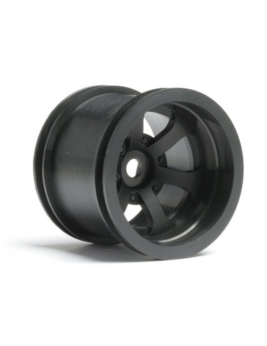 SCORCH 6-SPOKE WHEEL BLACK _2.2in/55_50__/2pc