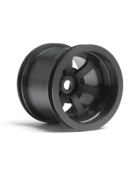 SCORCH 6-SPOKE WHEEL BLACK _2.2in/55_50__/2pc