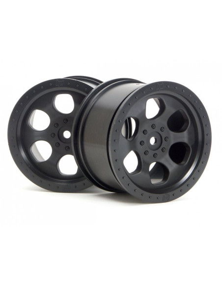 6 SPOKE WHEEL BLACK (83x56mm/2pcs)