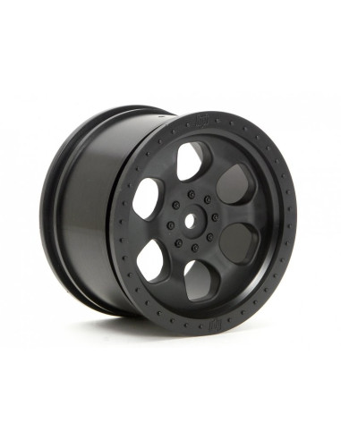6 SPOKE WHEEL BLACK (83x56mm/2pcs)