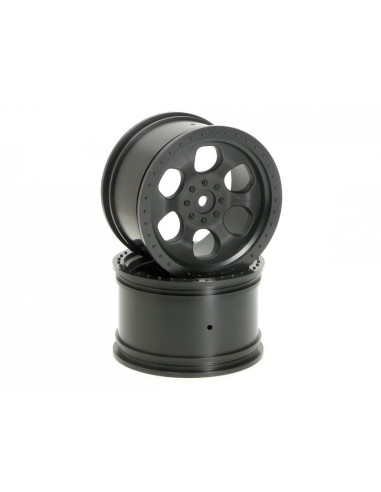 6 SPOKE WHEEL BLACK (83x56mm/2pcs)