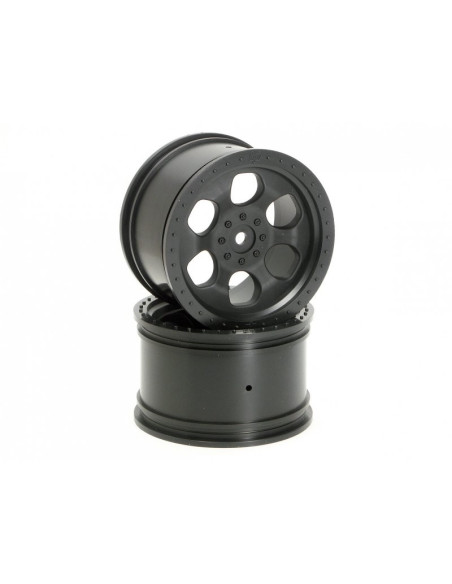 6 SPOKE WHEEL BLACK (83x56mm/2pcs)