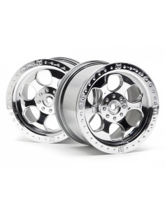 6 SPOKE WHEEL SHINY CHROME...
