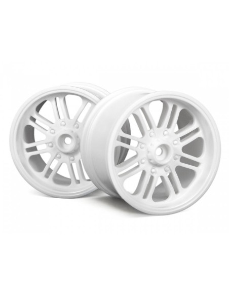 8 SPOKE WHEEL WHITE (83x56mm/2pcs)