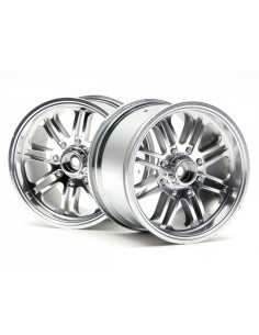 8 SPOKE WHEEL SATIN CHROME...