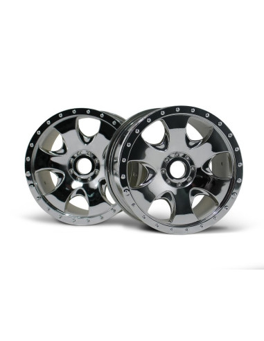 WARLOCK WHEEL CHROME (83X56MM/2PCS)