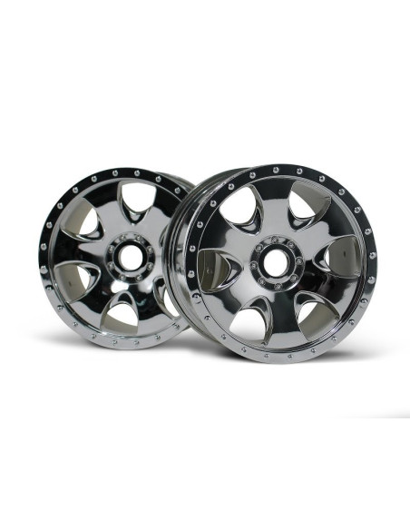WARLOCK WHEEL CHROME (83X56MM/2PCS)