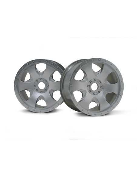 WARLOCK WHEEL MATT CHROME(83X56MM/2PCS)