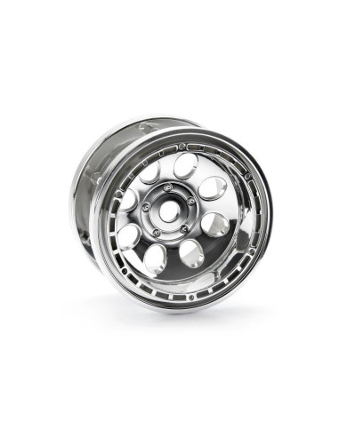 ROCK 8 BEAD LOCK WHEEL CHROME (55x36mm/2pcs)