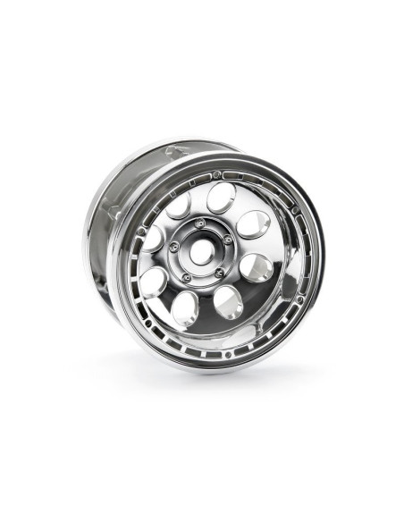 ROCK 8 BEAD LOCK WHEEL CHROME (55x36mm/2pcs)