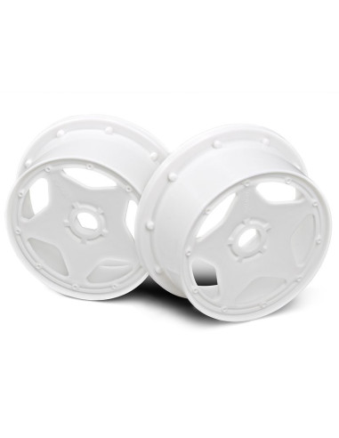 SUPER STAR WHEEL WHITE (120x60mm/2pcs/)