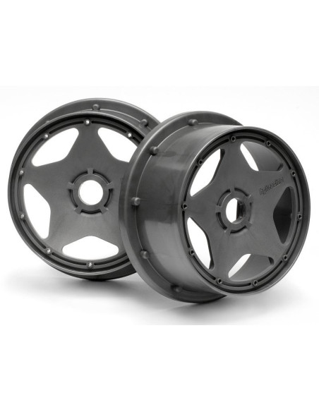 SUPER STAR WHEEL GUNMETAL (120x60mm/2pcs/)